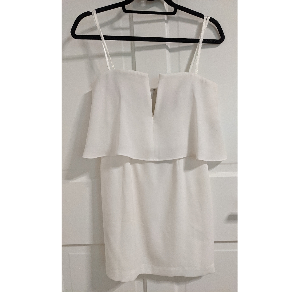 White cocktail party dress